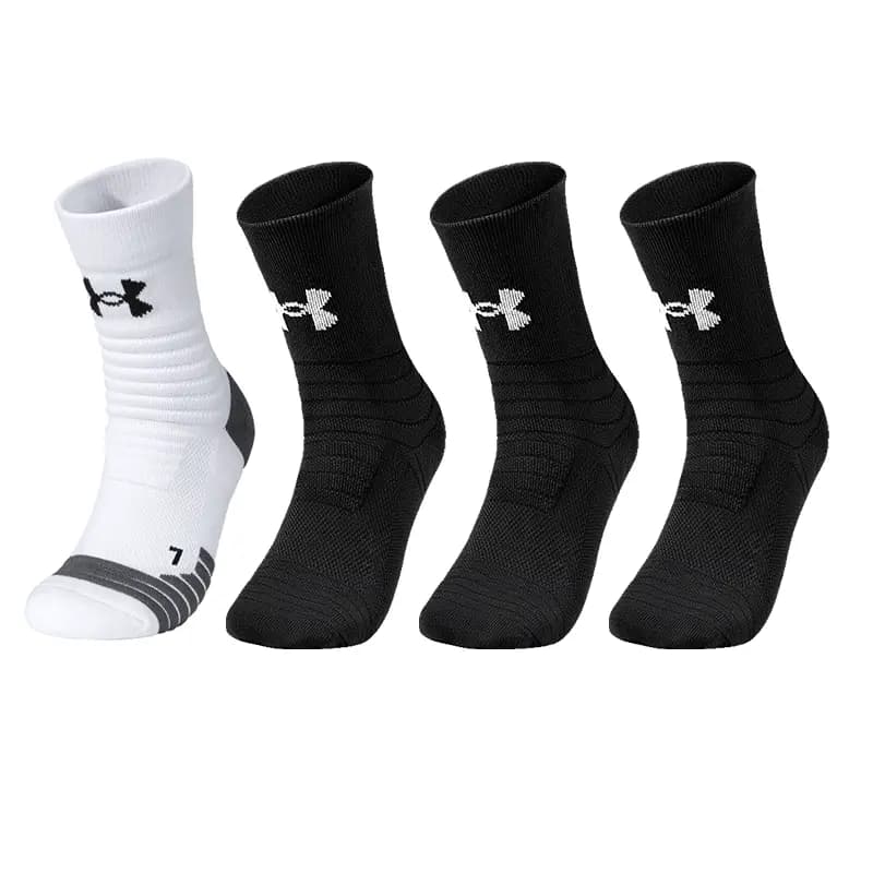 Under Armour Orta Uzunluqda Corab Unisex Ağ/Boz 16