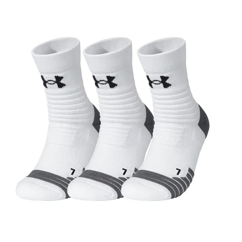 Under Armour Orta Uzunluqda Corab Unisex Ağ/Boz