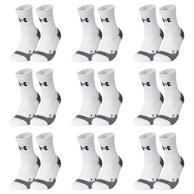 Under Armour Orta Uzunluqda Corab Unisex Ağ/Boz 10