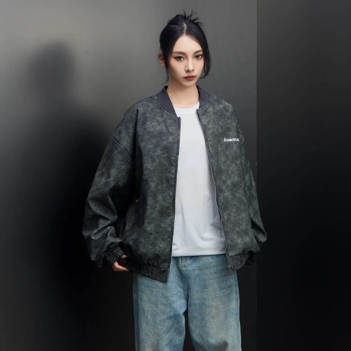 Kawasaki Dəri Pencək Unisex 5
