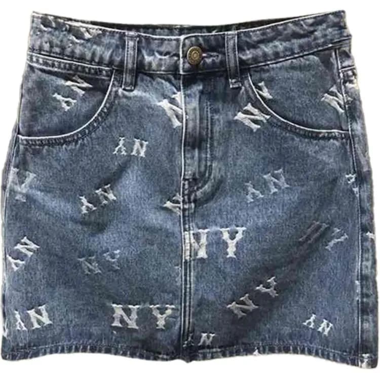MLB Denim Ətək Qadın Mavi