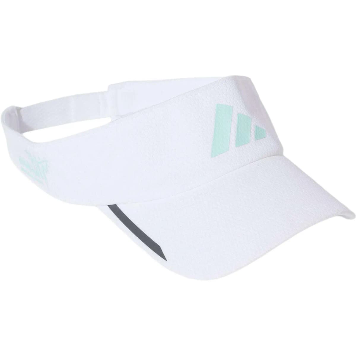 adidas Solid Color Günəş Şlyapası Unisex Ağ 2