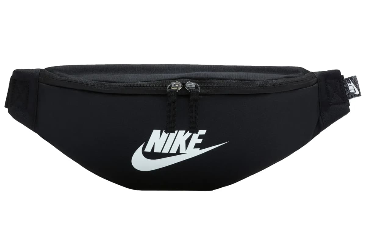 Nike Heritage 3L Waist Bag Black/Black/White