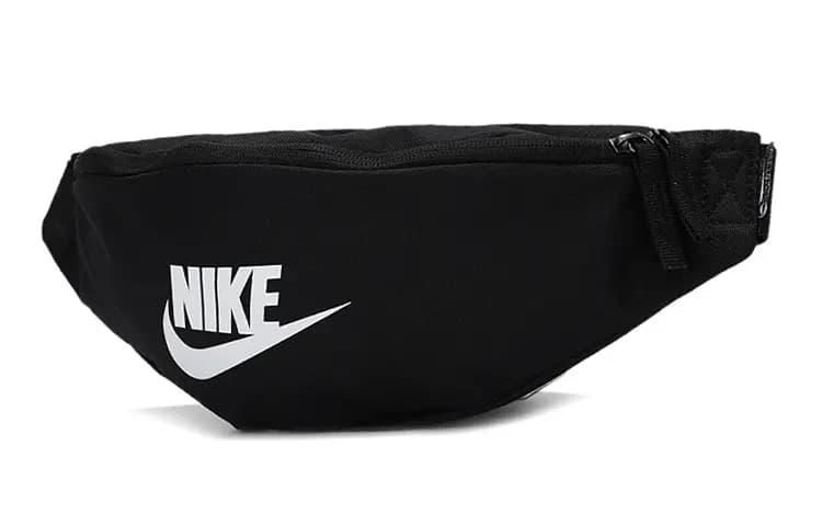 Nike Heritage 3L Waist Bag Black/Black/White 2
