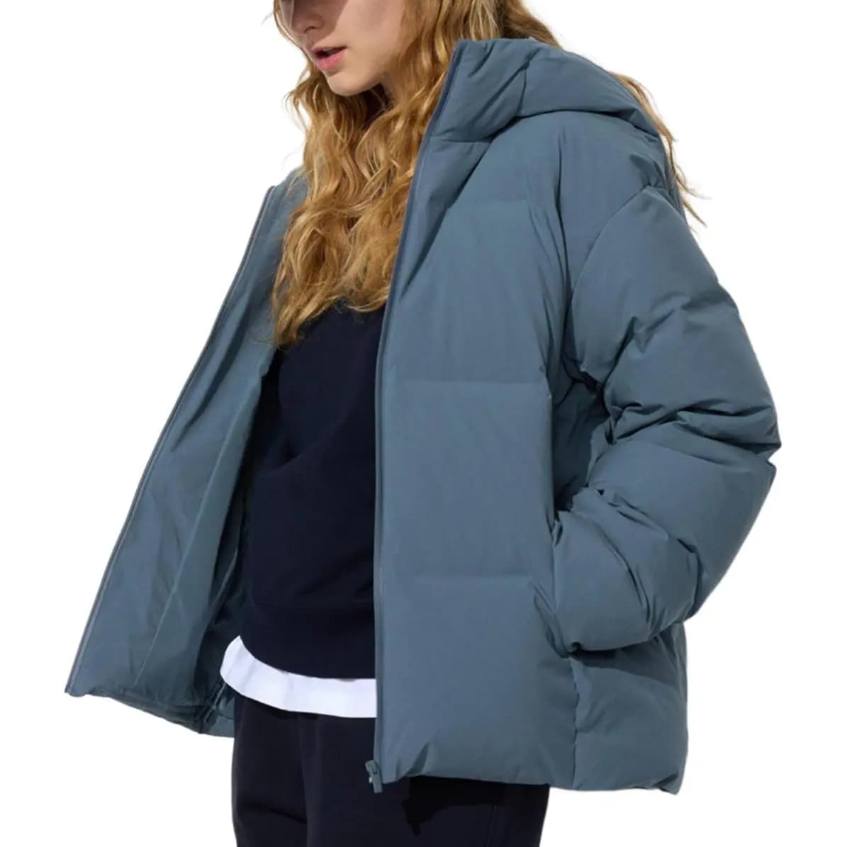 UNIQLO Qadın Mavi Puxovkası 3