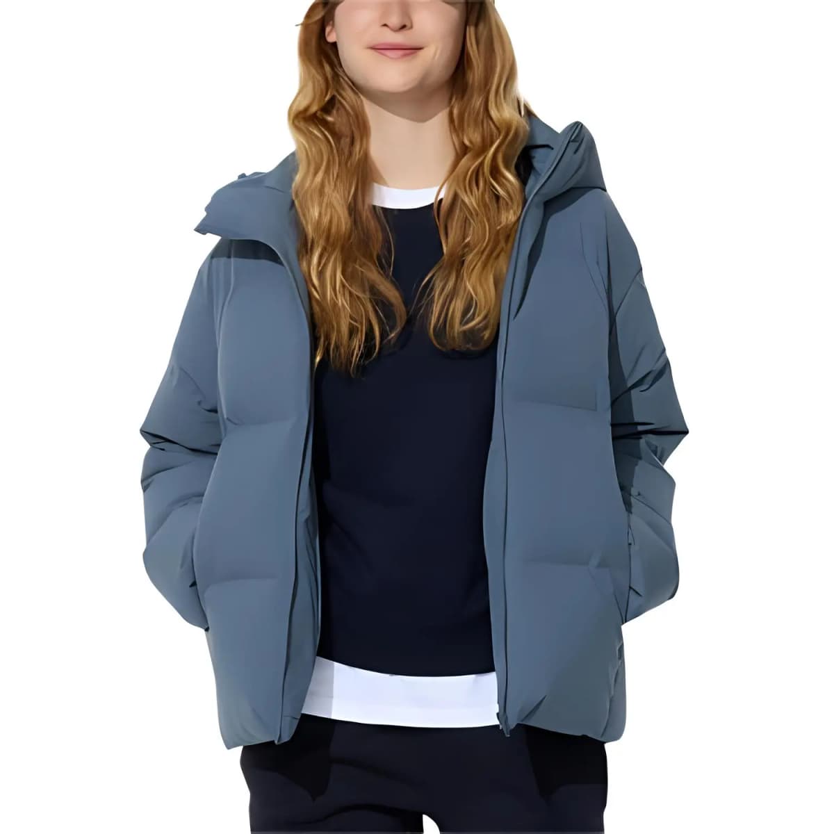 UNIQLO Qadın Mavi Puxovkası