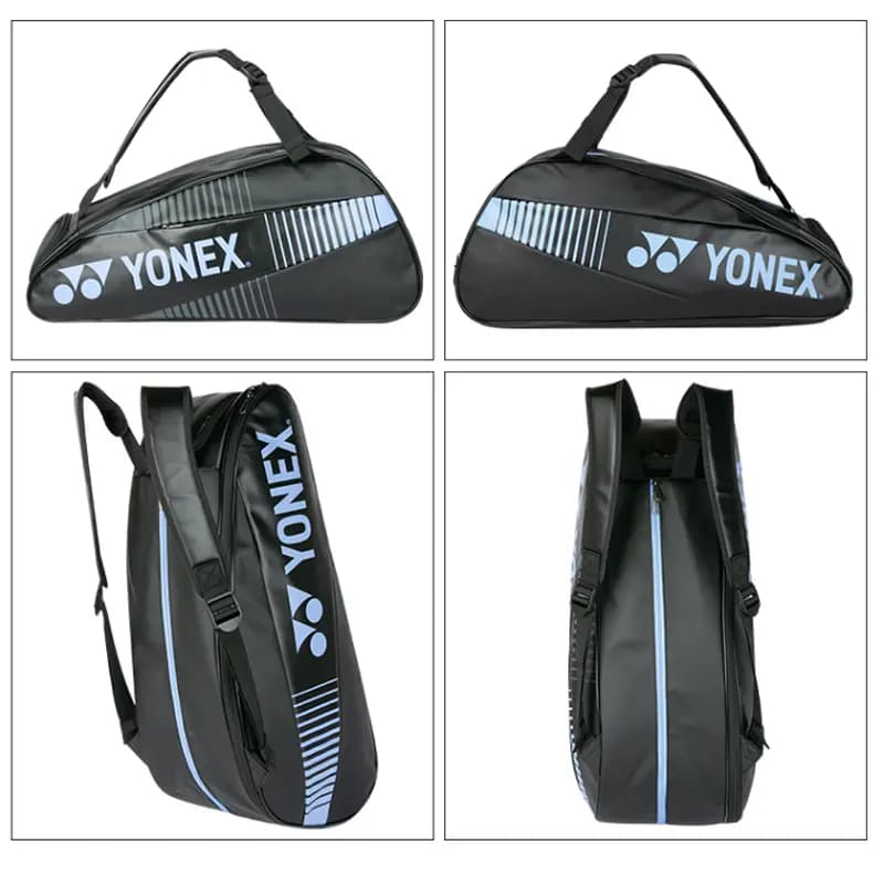 YONEX Large Capacity Durable 6-Racket Fashion Trendy Backpack Unisex with Separate Shoe Compartment 5