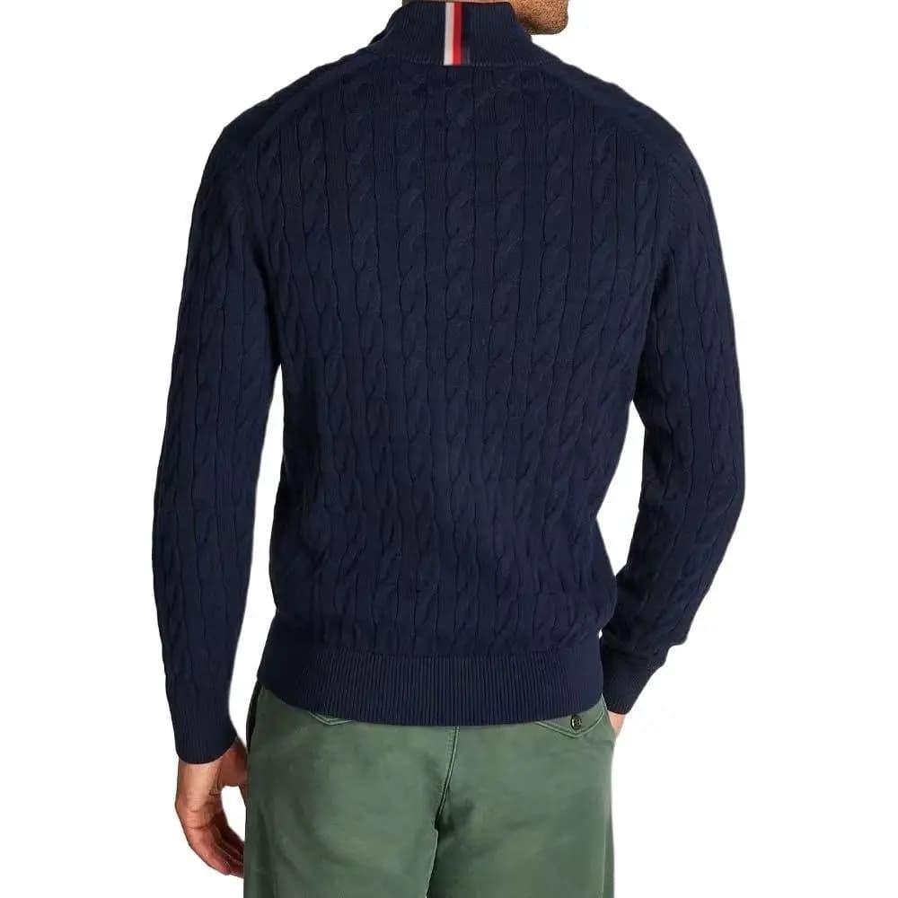 Tommy Hilfiger Kişi Cemper Tünd Mavi 3