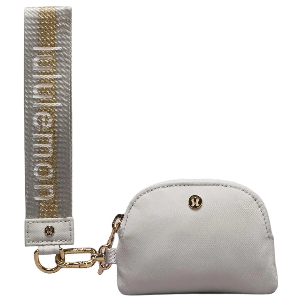 lululemon Neylon Pulqabı Qadın Qızılı/Ağ 2