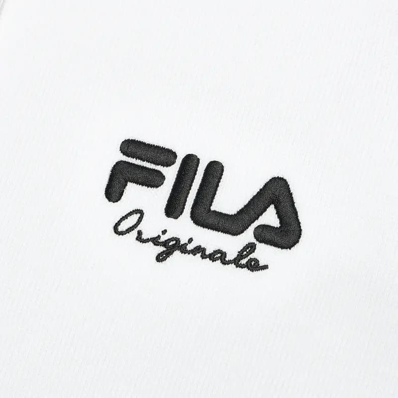 FILA Fashion Simple Warm Baseball Jacket Women's Standard White 6