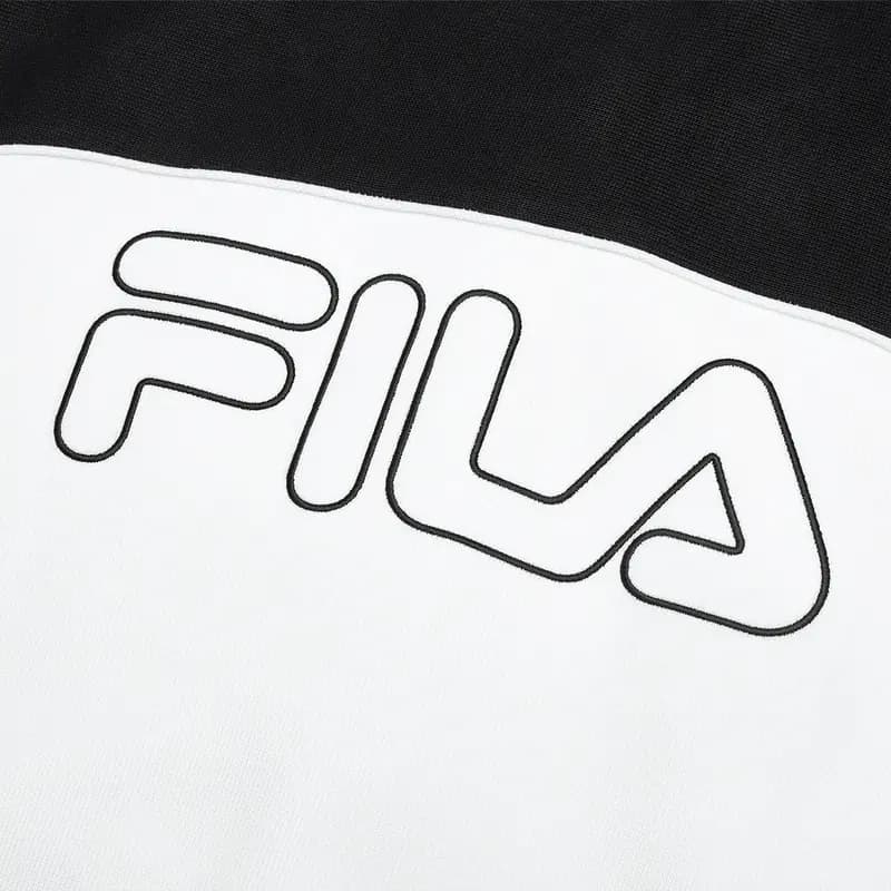 FILA Fashion Simple Warm Baseball Jacket Women's Standard White 8