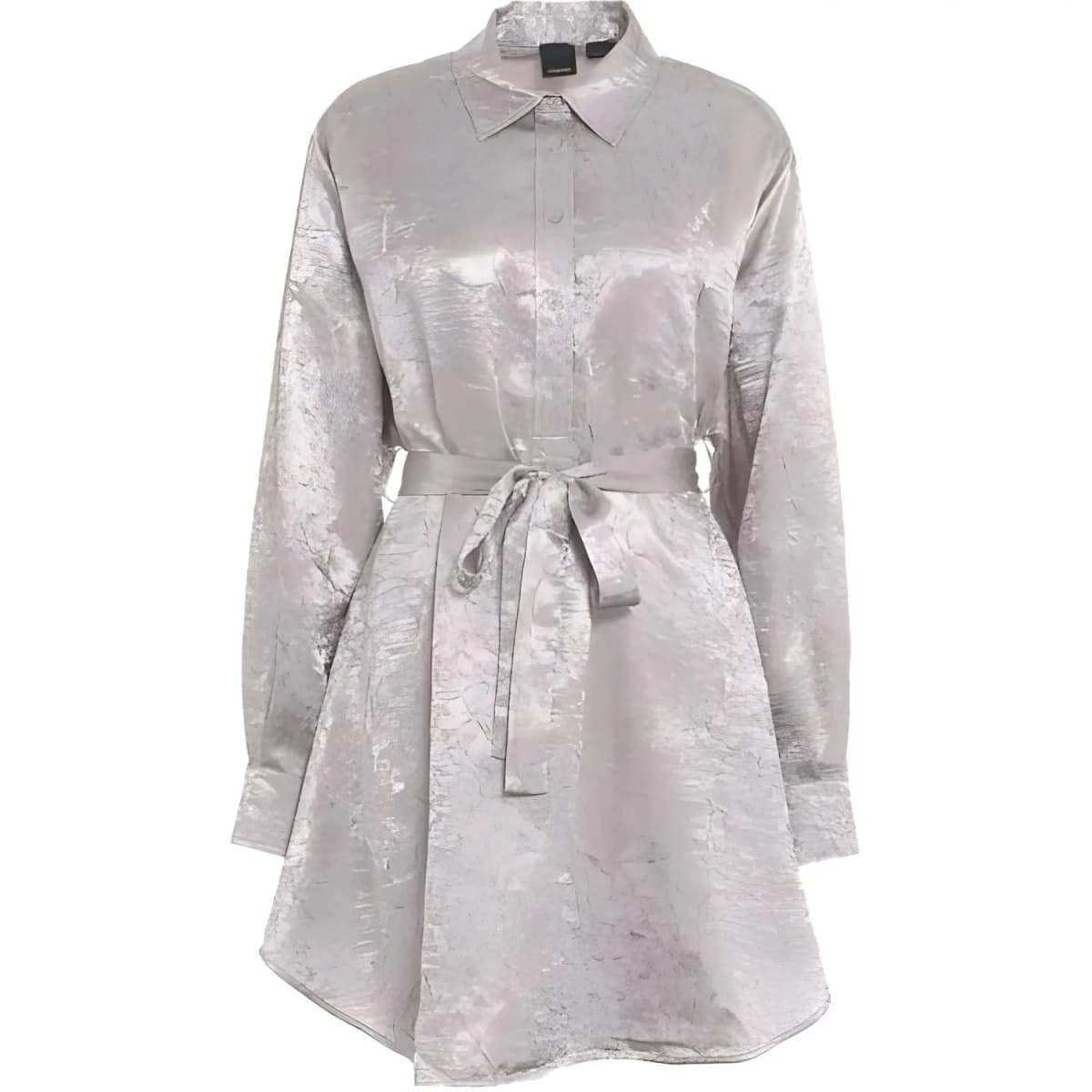 PINKO Kəmərli Satin Mini Don