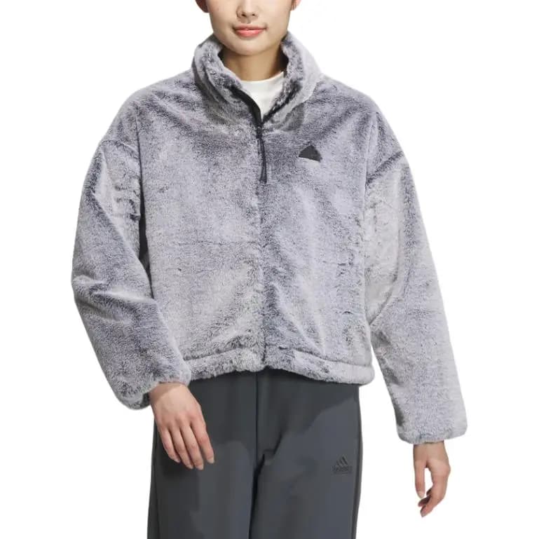 Adidas Dance Qadın Məxmər Pencəyi Qara/Macenta 2