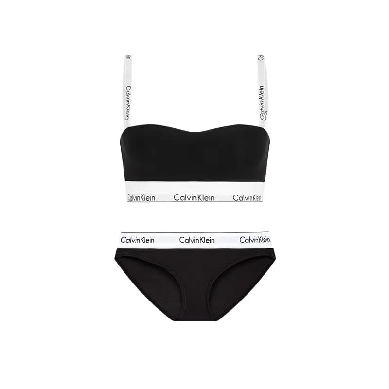 CALVIN KLEIN Qadın Alt Paltarı Dəsti Space Black