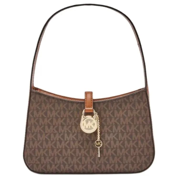 MICHAEL KORS Lyra Dəri Çanta Qadın Qəhvəyi