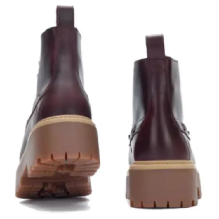 Timberland Short Martin Boot Women's Red Brown 4
