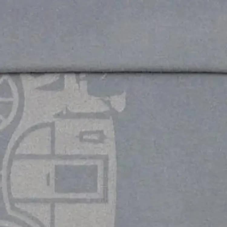 COACH Sheep Wool Cashmere Knit Scarves Unisex Gray 2
