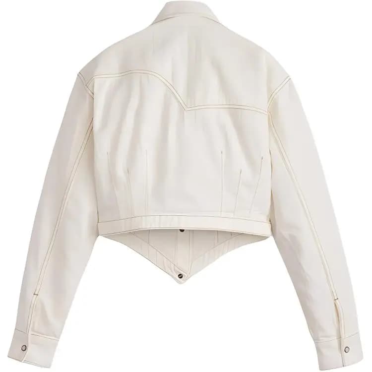 Andersson Bell X Levis ANDERSSON BELL Collaboration Denim Jackets Women's White 2