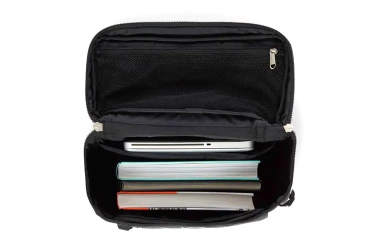 THE NORTH FACE 30L Nylon Bel çantası Unisex Qara/Bənövşəyi 3