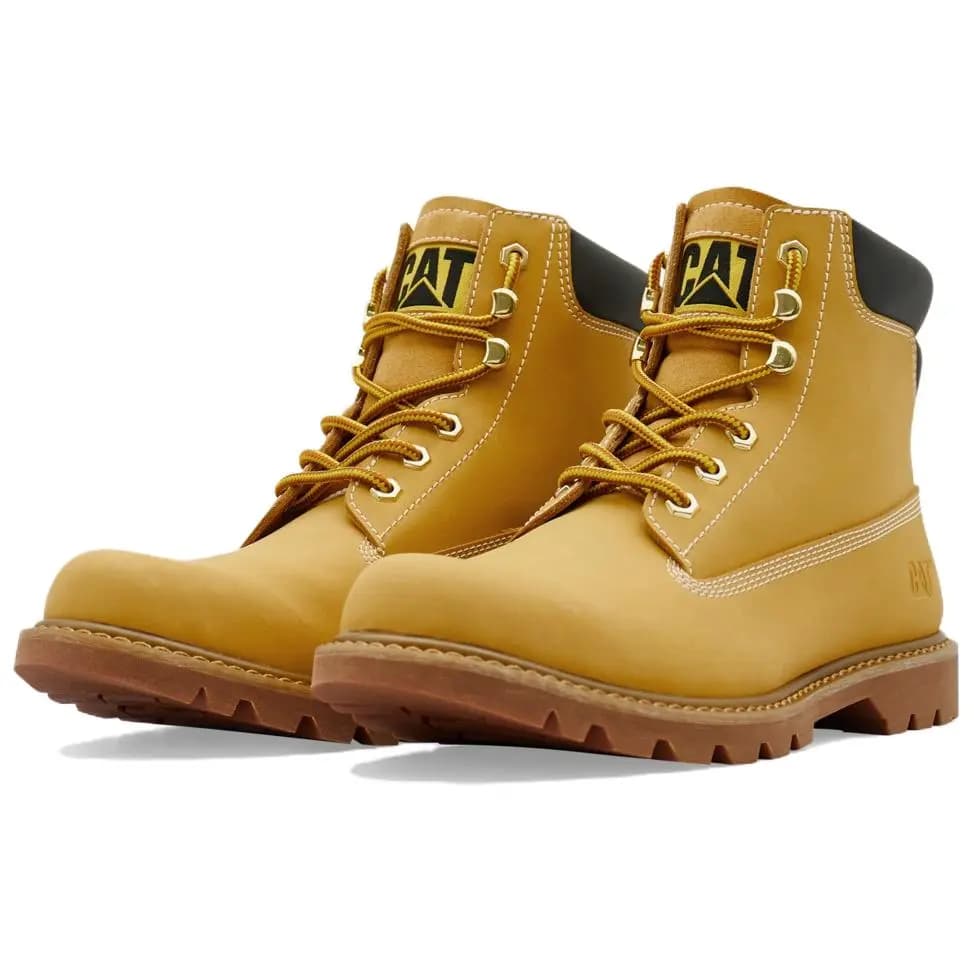 CAT Short Martin Boots Unisex Sarı 2