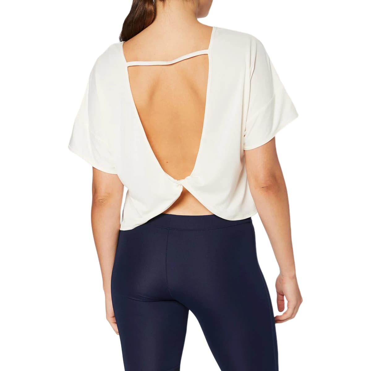 Adidas Qadın Crop Top Ekru 6