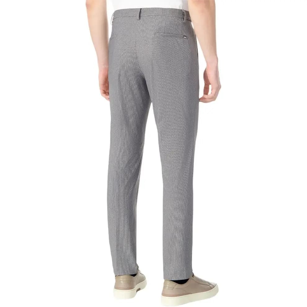 HUGO BOSS Check print Tailored Trousers 5