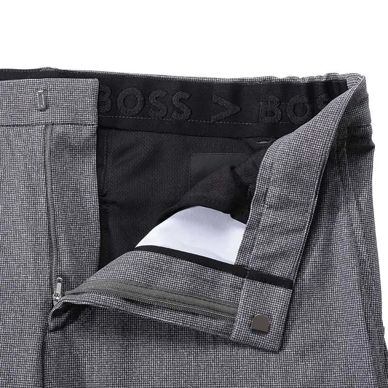 HUGO BOSS Check print Tailored Trousers 7