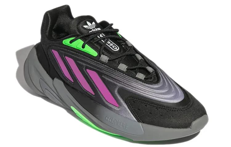 Adidas Originals Ozelia Qara/Bənövşəyi/Yaşıl 3