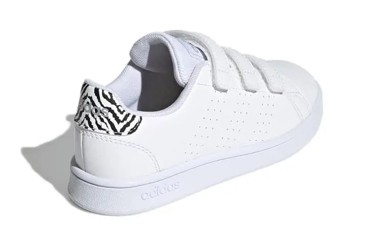 BP Toddler adidas Neo Advantage Uşaq İdman Ayaqqabısı Ağ/Qara 5