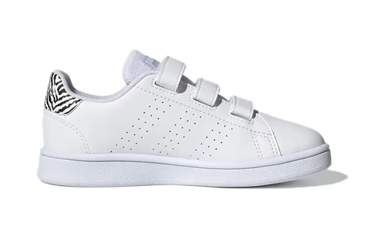 BP Toddler adidas Neo Advantage Uşaq İdman Ayaqqabısı Ağ/Qara 2