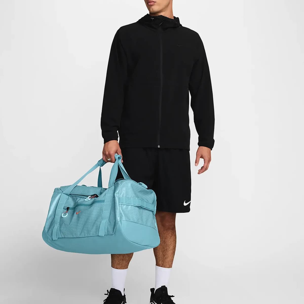 Nike Parça Səyahət Çantası Unisex Göy/Yaşıl/Mərcan 5