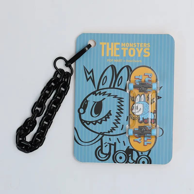 POP MART Elf Toy Collection Labubu The Monsters Fingerboard Badge Badges 5