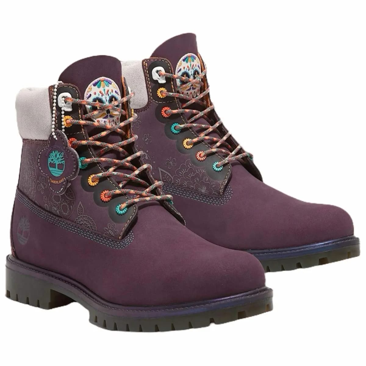 Timberland Kişi Boğazlı Çəkmə Tünd Bənövşəyi 4