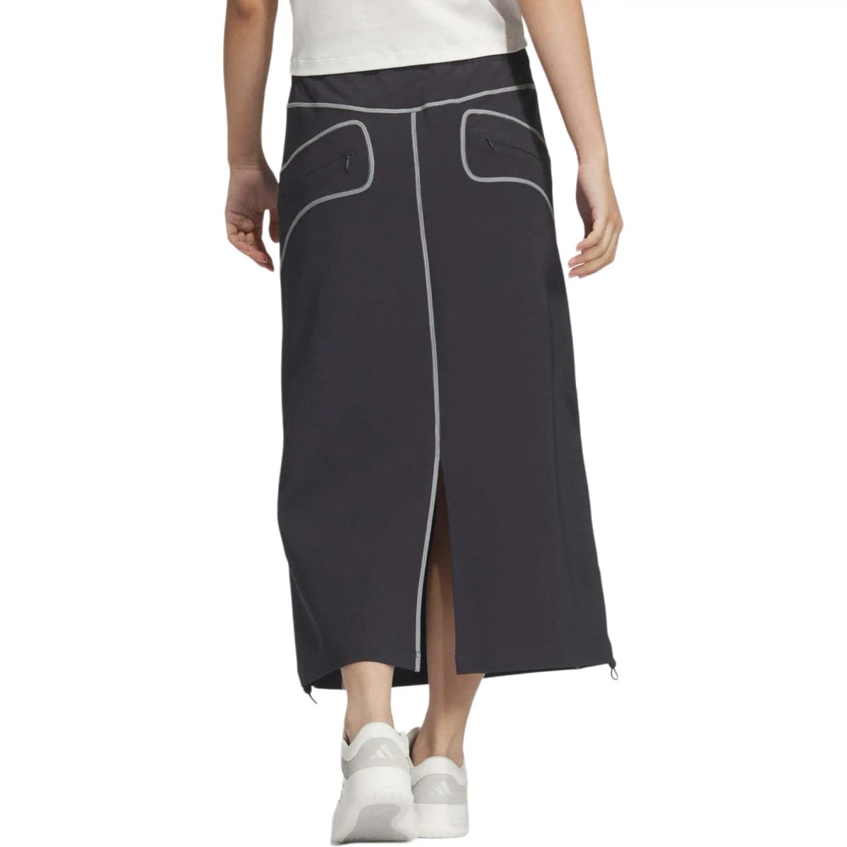 adidas FUSTL W P SKIRT Qadın Uzun Ətək Qara 5