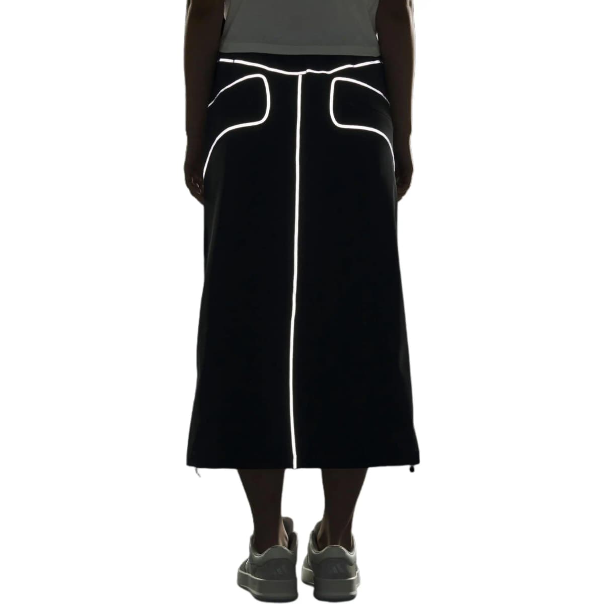adidas FUSTL W P SKIRT Qadın Uzun Ətək Qara 6