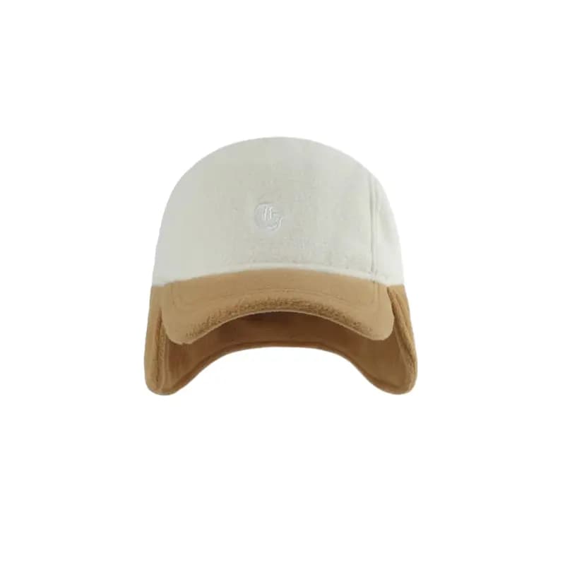 FREE RABBITⅡ Korean Trendy Brand Smiley Face Embroidery Multicolor Trapper Hats Unisex