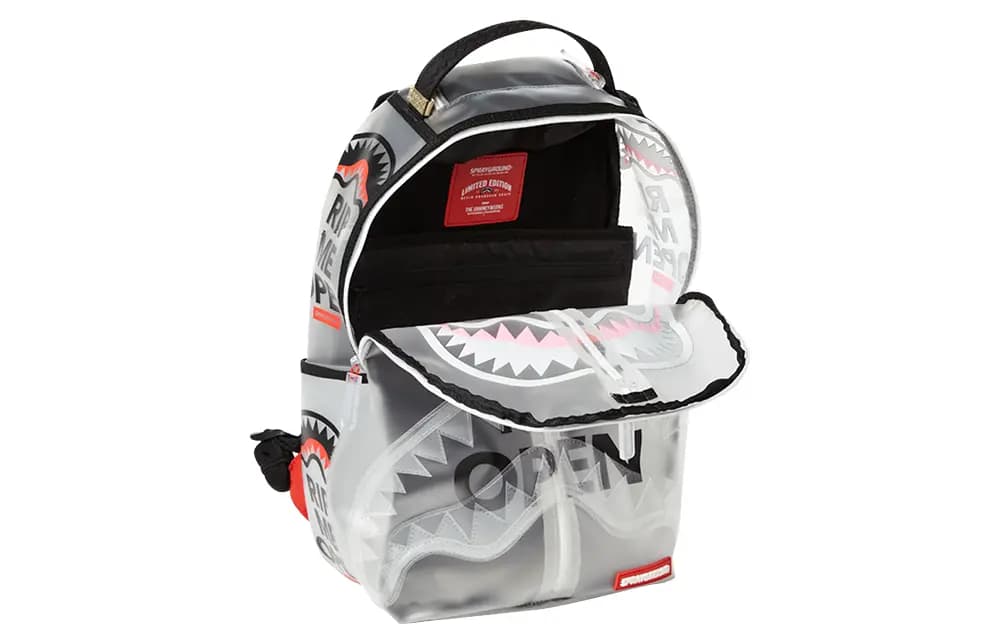SPRAYGROUND Süni Dəri Unisex Bel Çantası Şəffaf 3