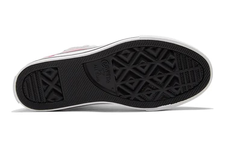 Converse Chuck Taylor All Star Yüksək Boğazlı Uşaq Kətan Ayaqqabısı Boz/Çəhrayı 6