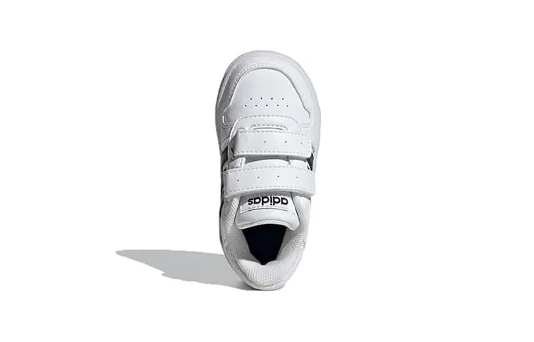 Adidas Neo Hoops 2.0 Low-Top Uşaq Ayaqqabısı Ağ/Qara 5