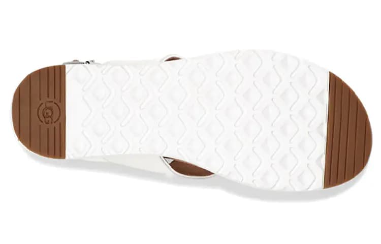 UGG Alessia Cozy Casual Sandals White Women's 6