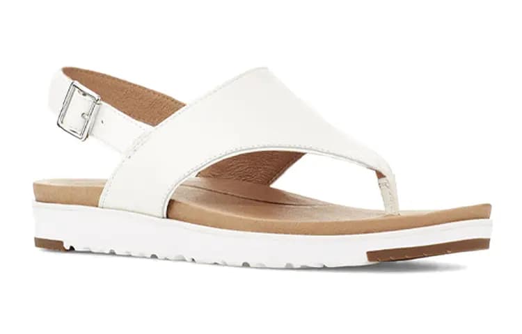 UGG Alessia Cozy Casual Sandals White Women's 3