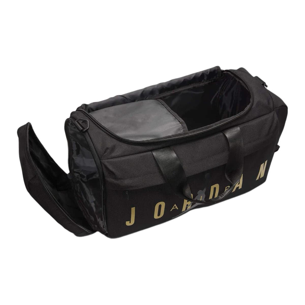 Jordan Velocity İdman Çiyin Çantası Unisex Qara/Qızılı 5