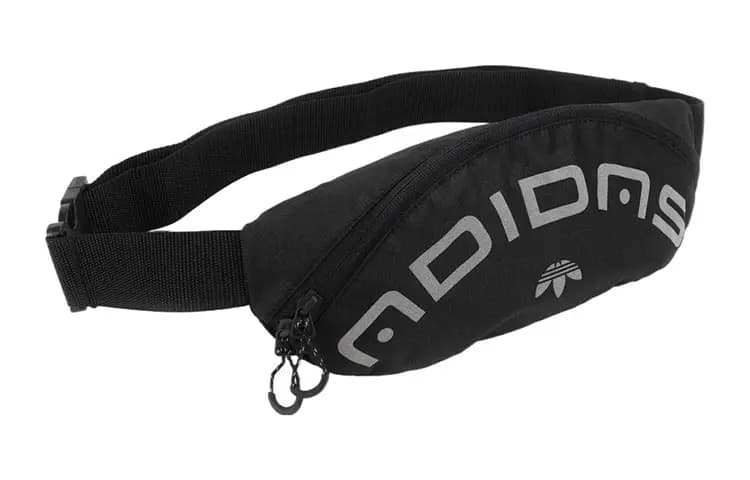 Adidas Originals Polyester Sling Bags Shoulder Bags Fanny Pack Men's Black 5