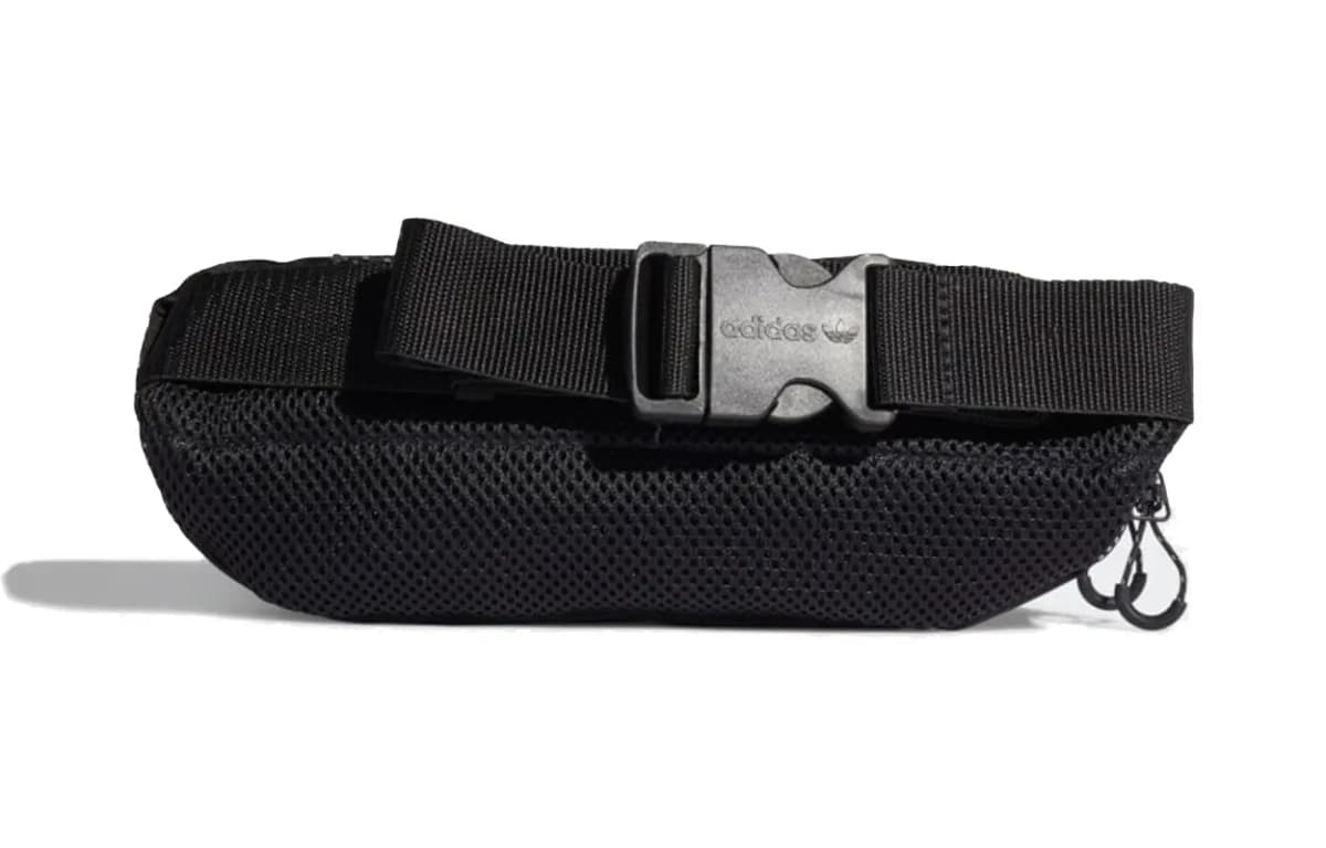 Adidas Originals Polyester Sling Bags Shoulder Bags Fanny Pack Men's Black 2