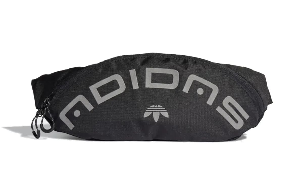 Adidas Originals Polyester Sling Bags Shoulder Bags Fanny Pack Men's Black
