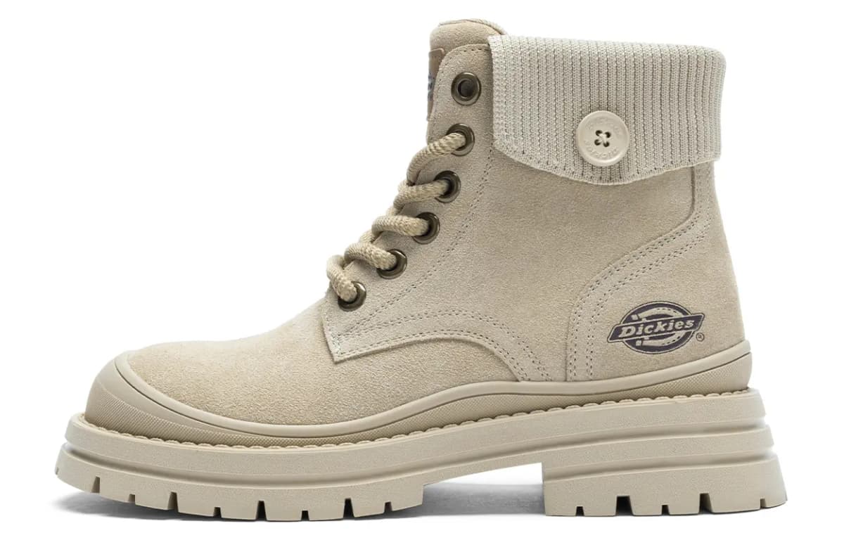 Dickies Qadın Martin Çəkmələri Bej