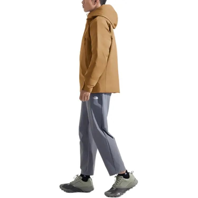 THE NORTH FACE Mountain Range Waterproof Warm Loose Comfortable Down-Filled Jacket Men's Geologic Brown 4