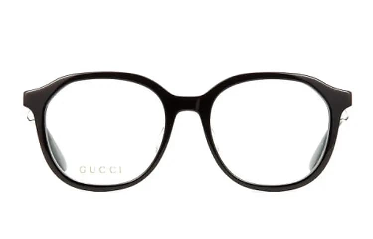[Prescription Available] GUCCI Red and Green Stripe Temple Acetate Frame Square Optical Glasses Unisex 2