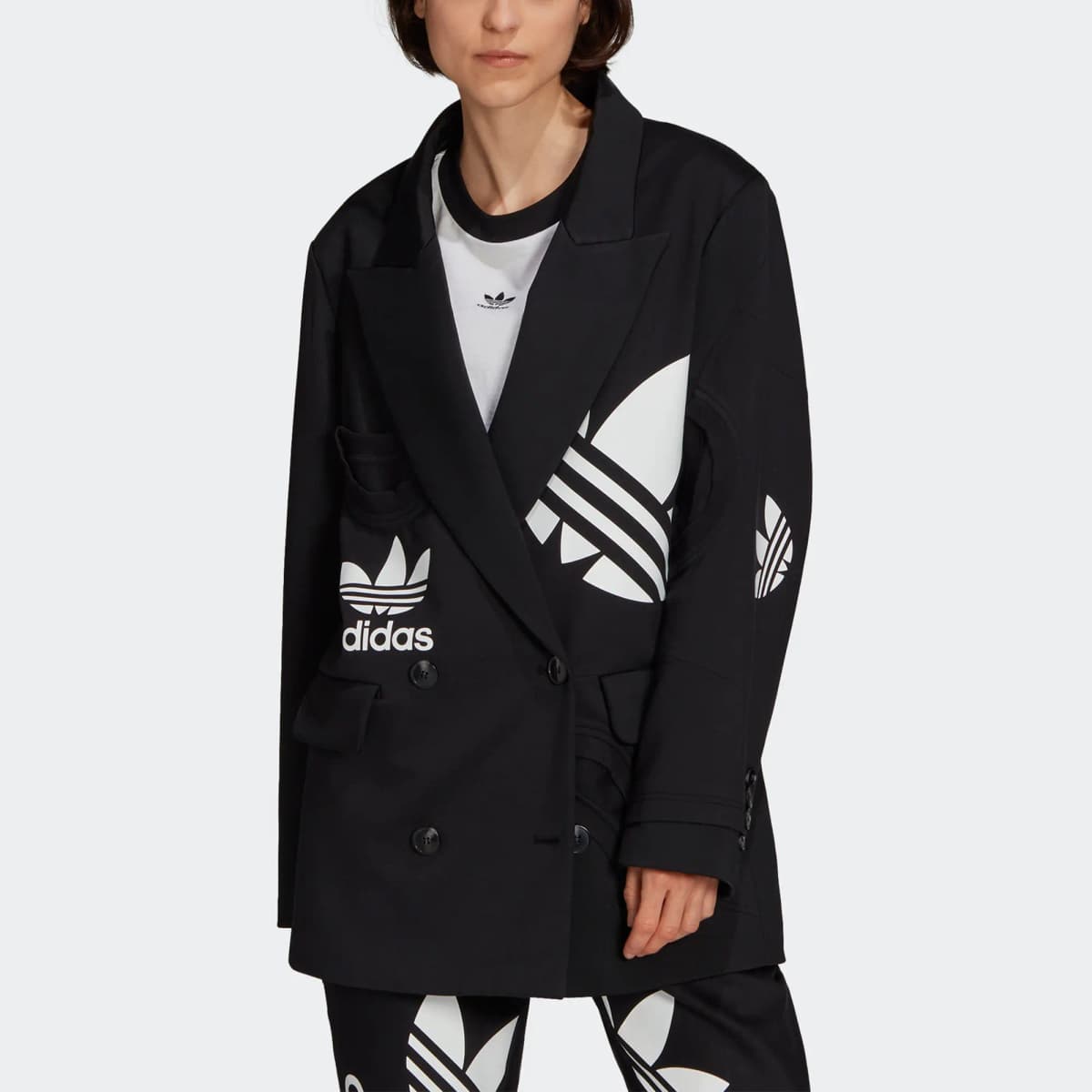 Adidas Originals Qadın Kostüm Pencəyi Qara 2