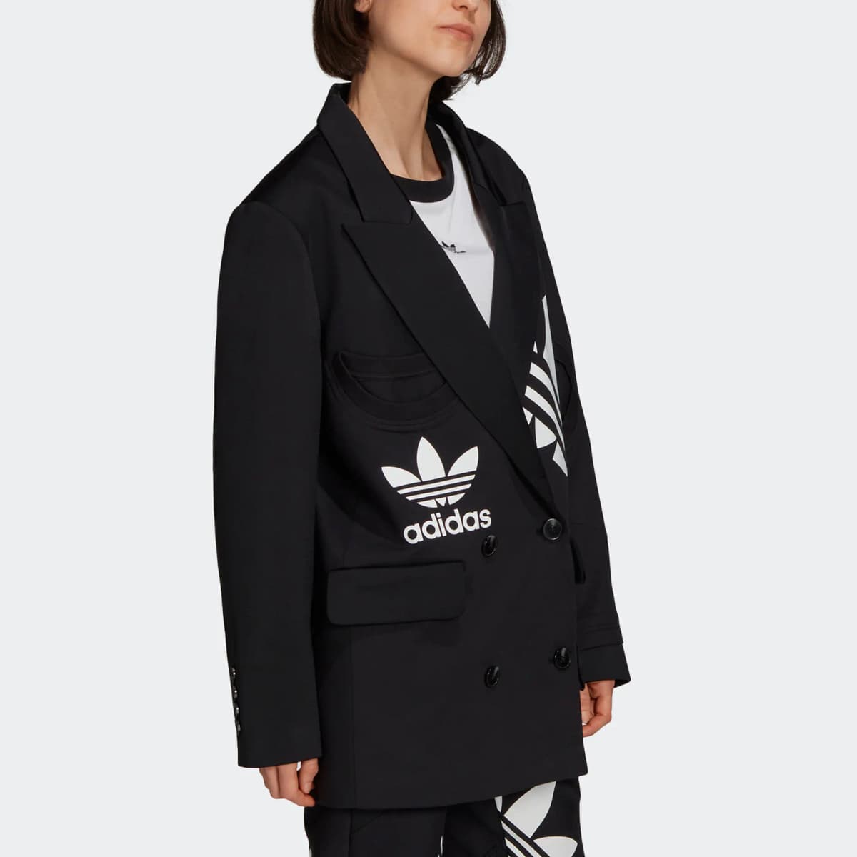 Adidas Originals Qadın Kostüm Pencəyi Qara 4